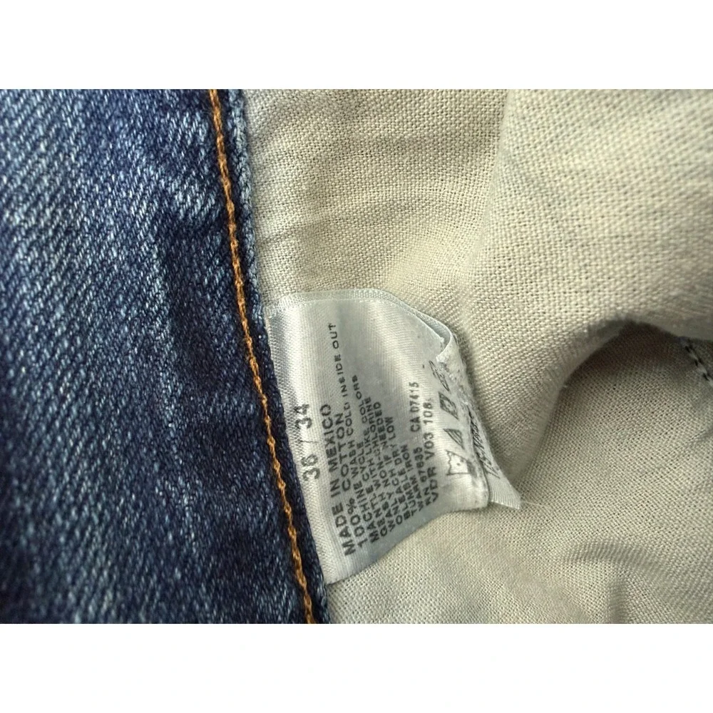 Nautica‎ Jeans Co Straight Leg Jeans Men's 36x34 Blue Denim Casual